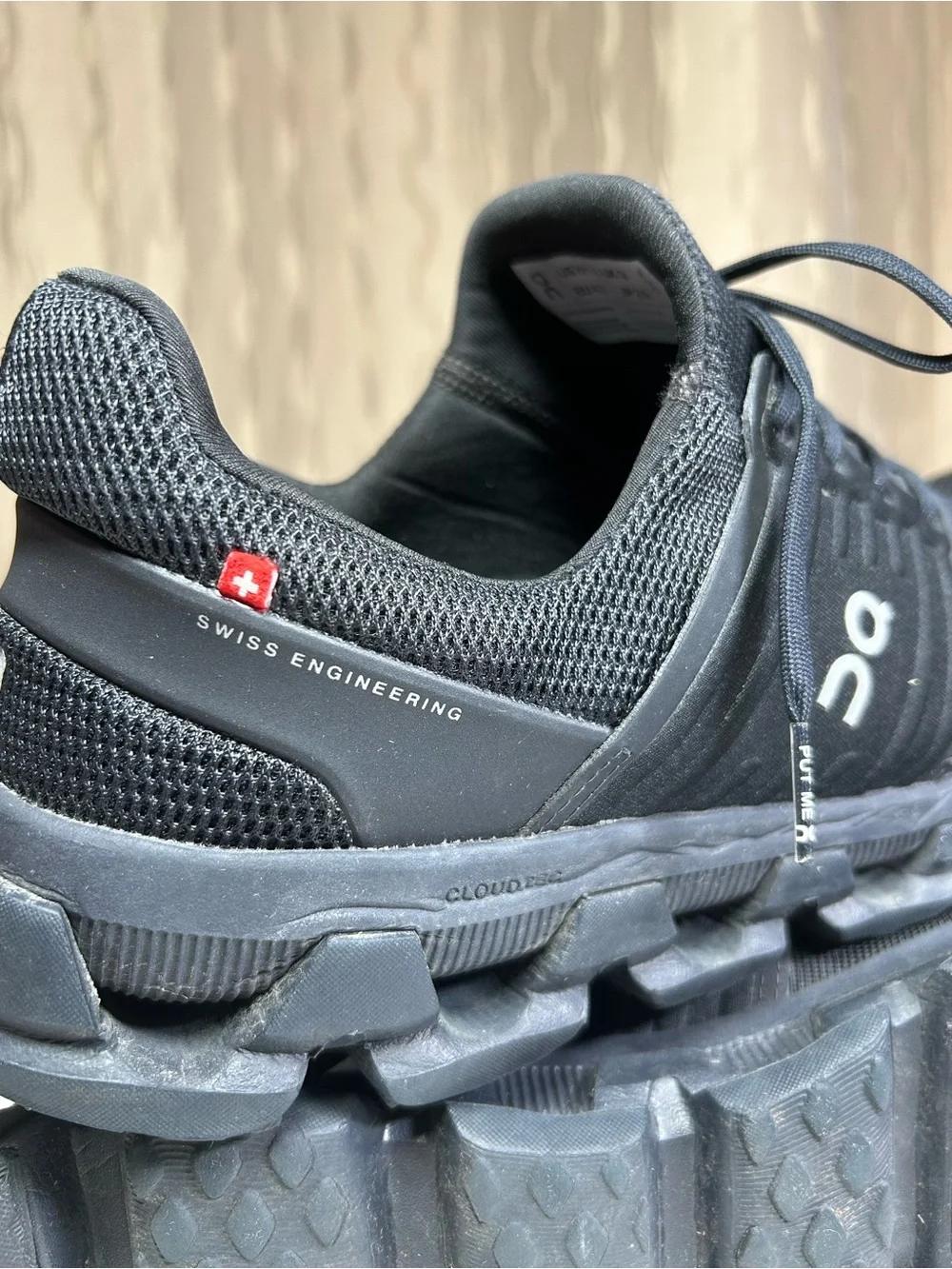 On Cloud Running Cloudswift 3 AD Women's 11 All Black Running Shoes 3WD10150485